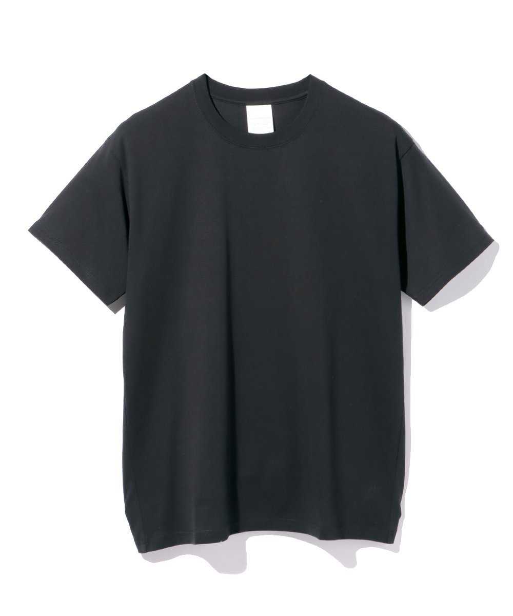 バックアーチロゴプリントクルーネックTシャツ