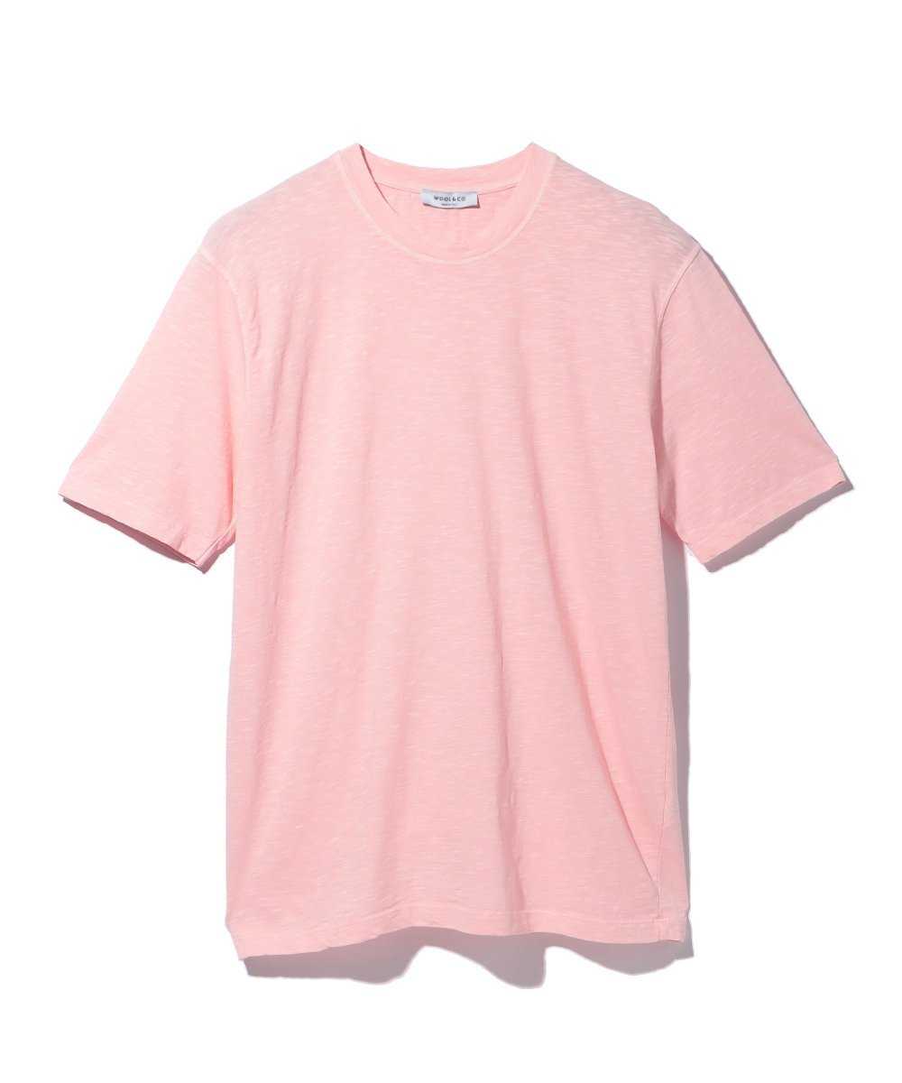 スラブクルーネックTシャツ