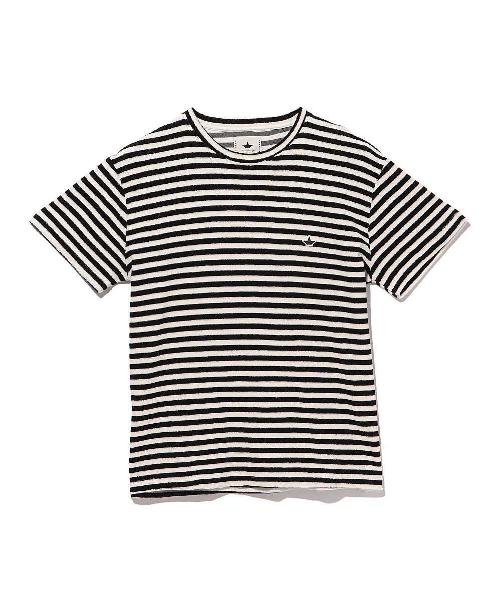 ロゴパイルクルーネックTシャツ