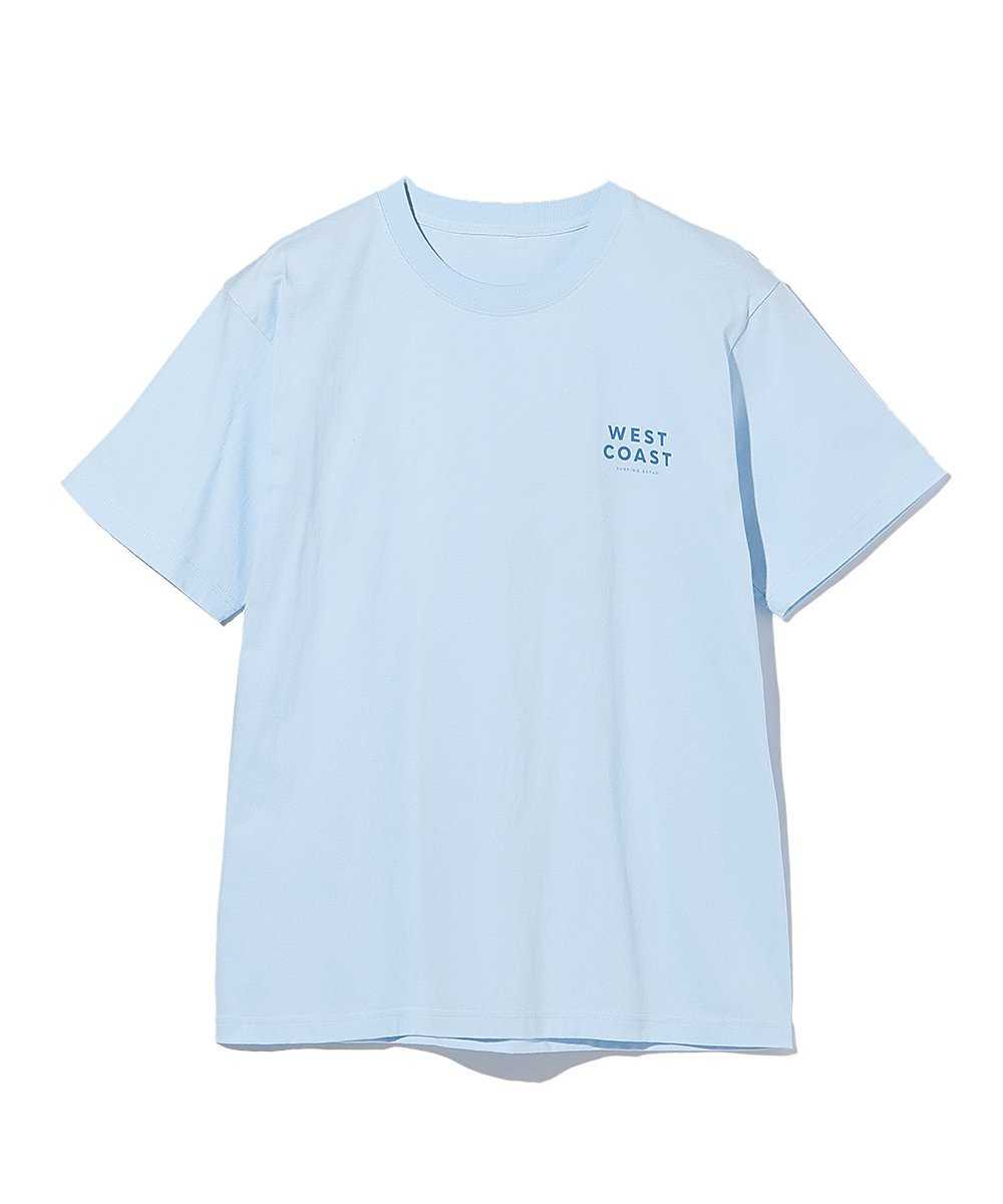 限定 バックプリントクルーネックTシャツ