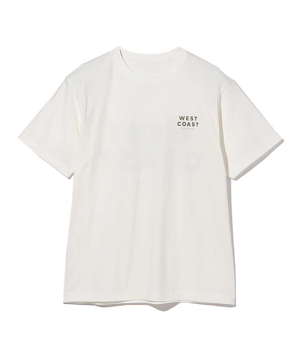 限定 バックプリントクルーネックTシャツ