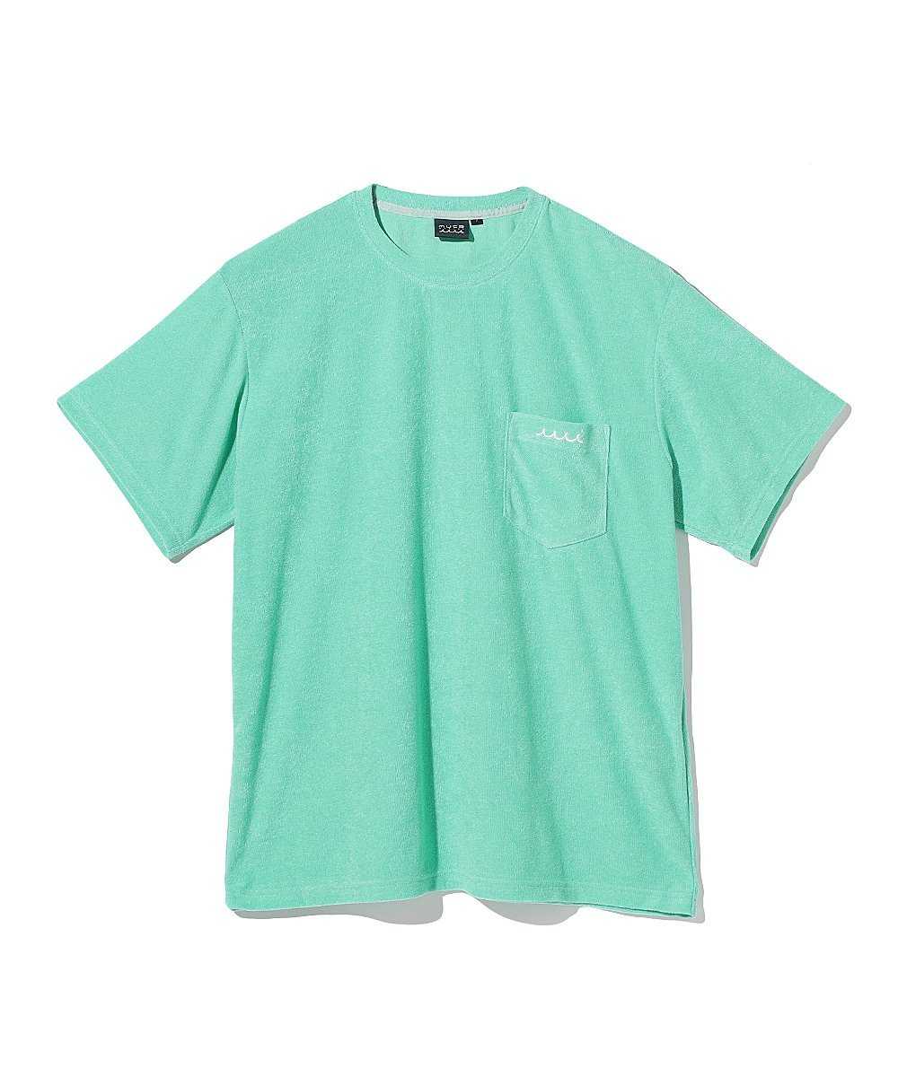 吸水 ストレッチ パイル地 Tシャツ