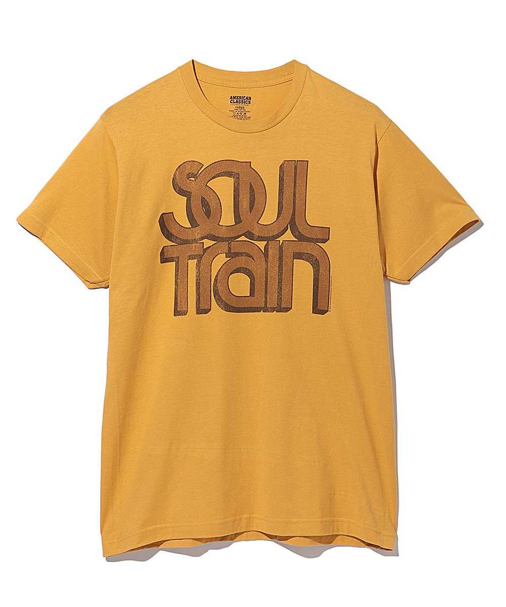 Soul Train/ソウルトレイン ロゴグラフィックプリントTシャツ