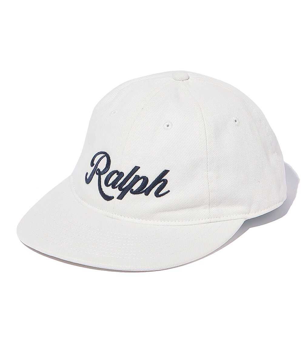 Ralph刺繍 コットン6パネルベースボールキャップ