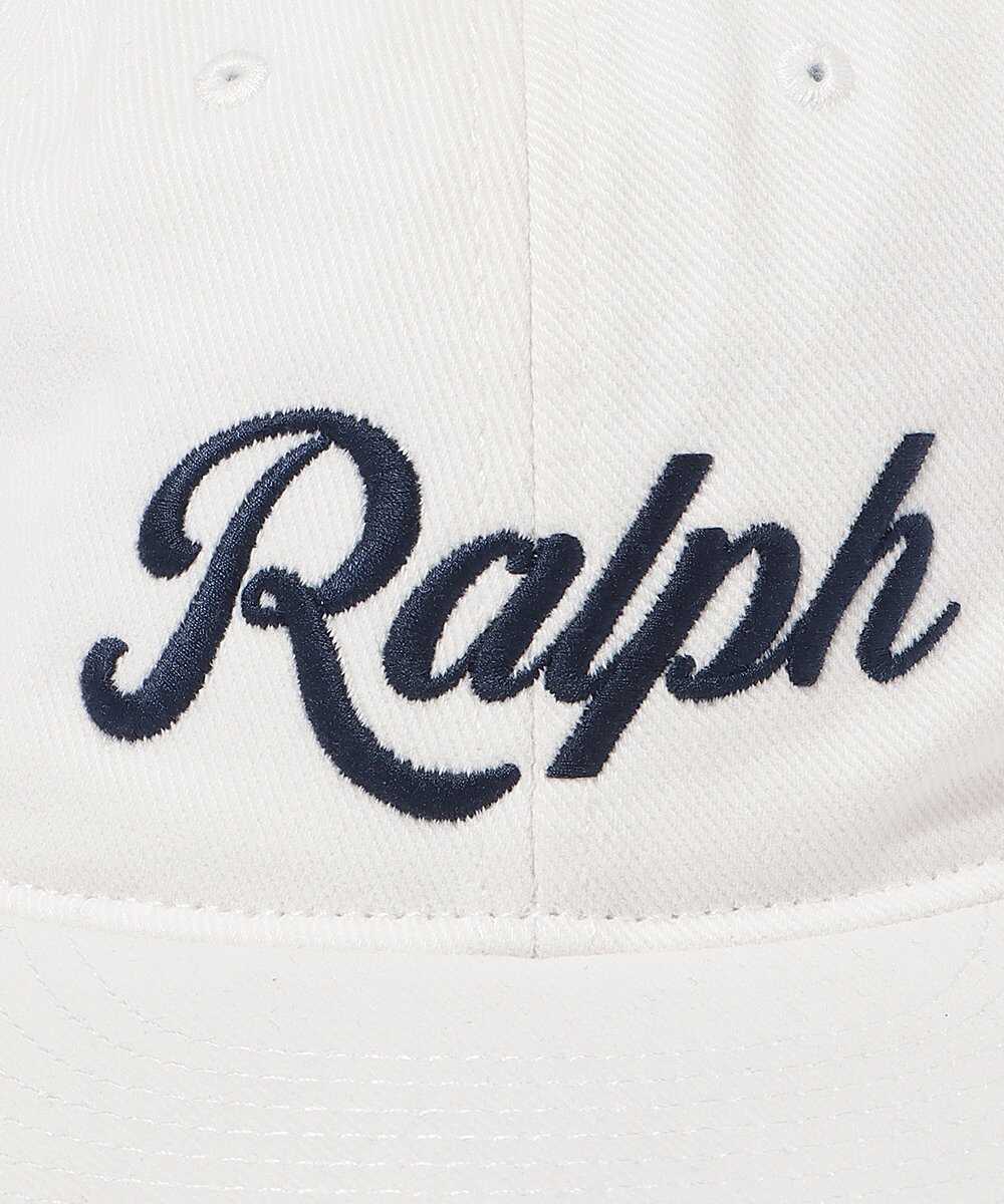 Ralph刺繍 コットン6パネルベースボールキャップ