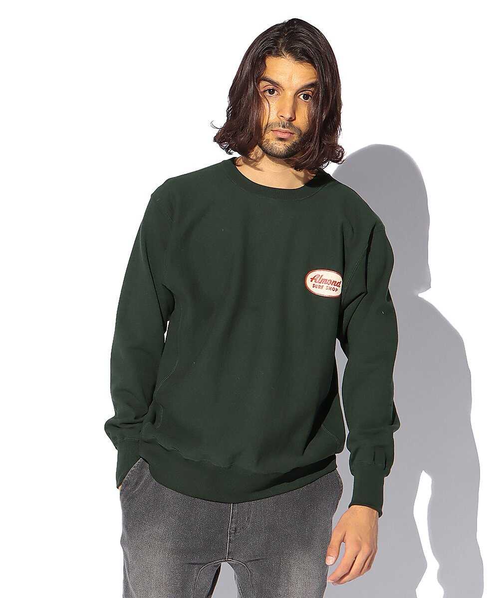 ロゴプリントクルースウェットシャツ