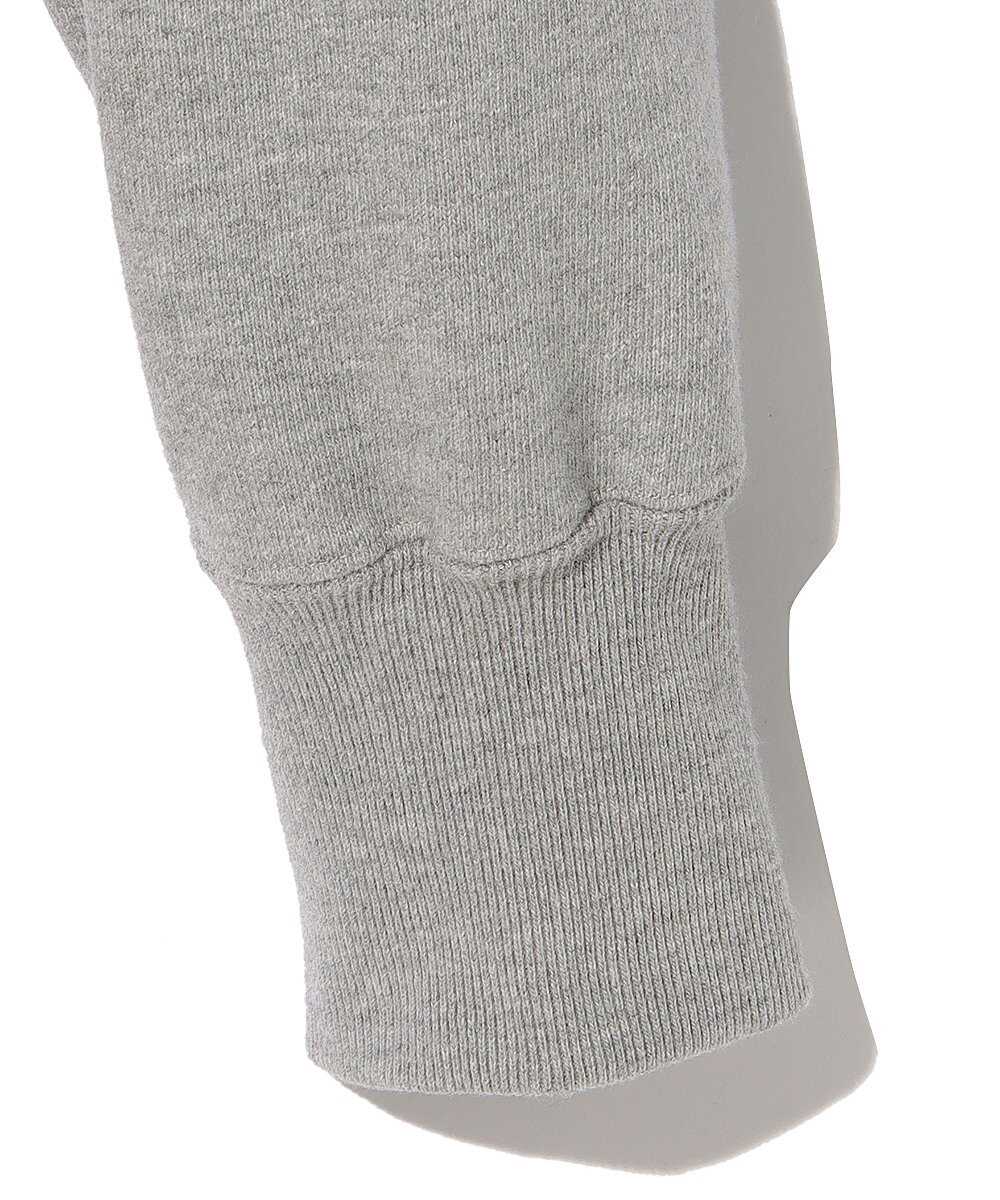 バックプリントロゴ刺繍クルースウェットシャツ