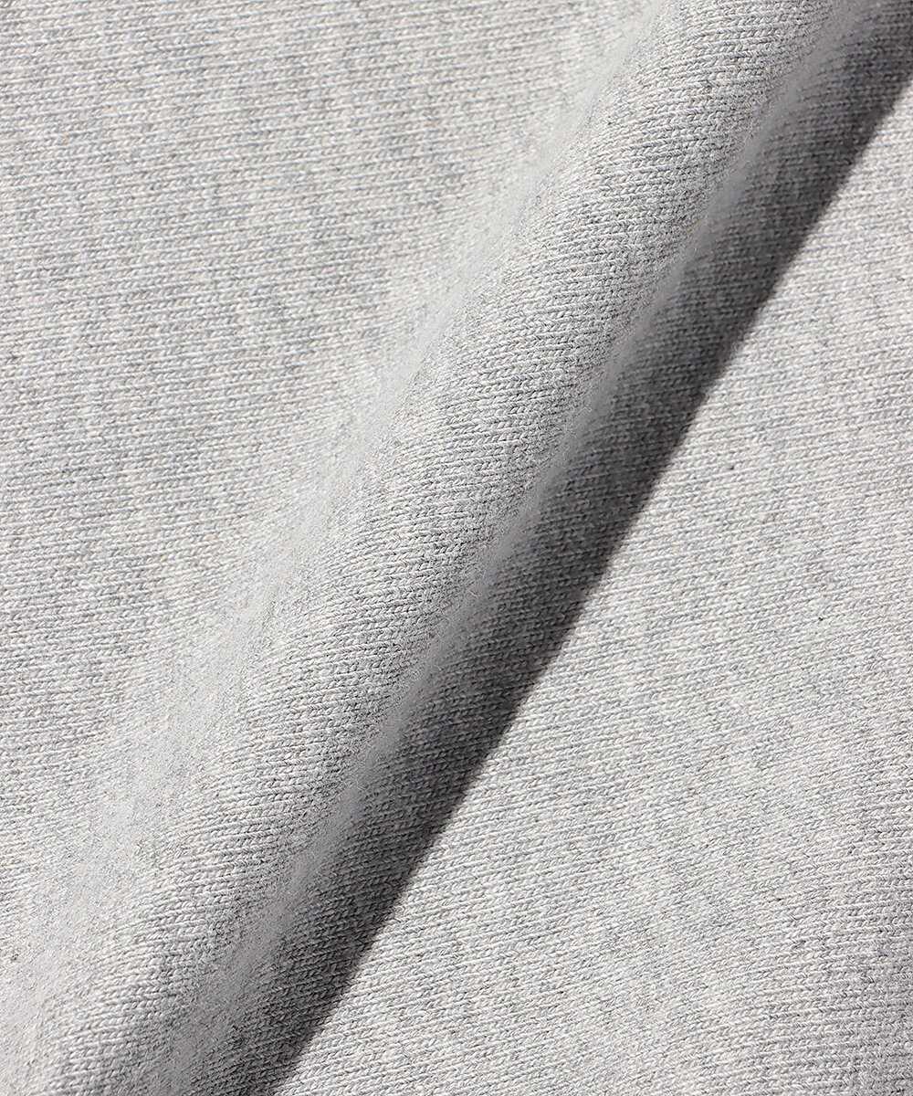 バックプリントロゴ刺繍クルースウェットシャツ