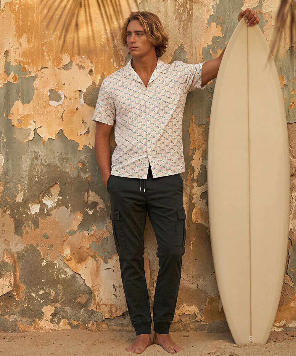 限定 イージーカーゴ 裾リブパンツ