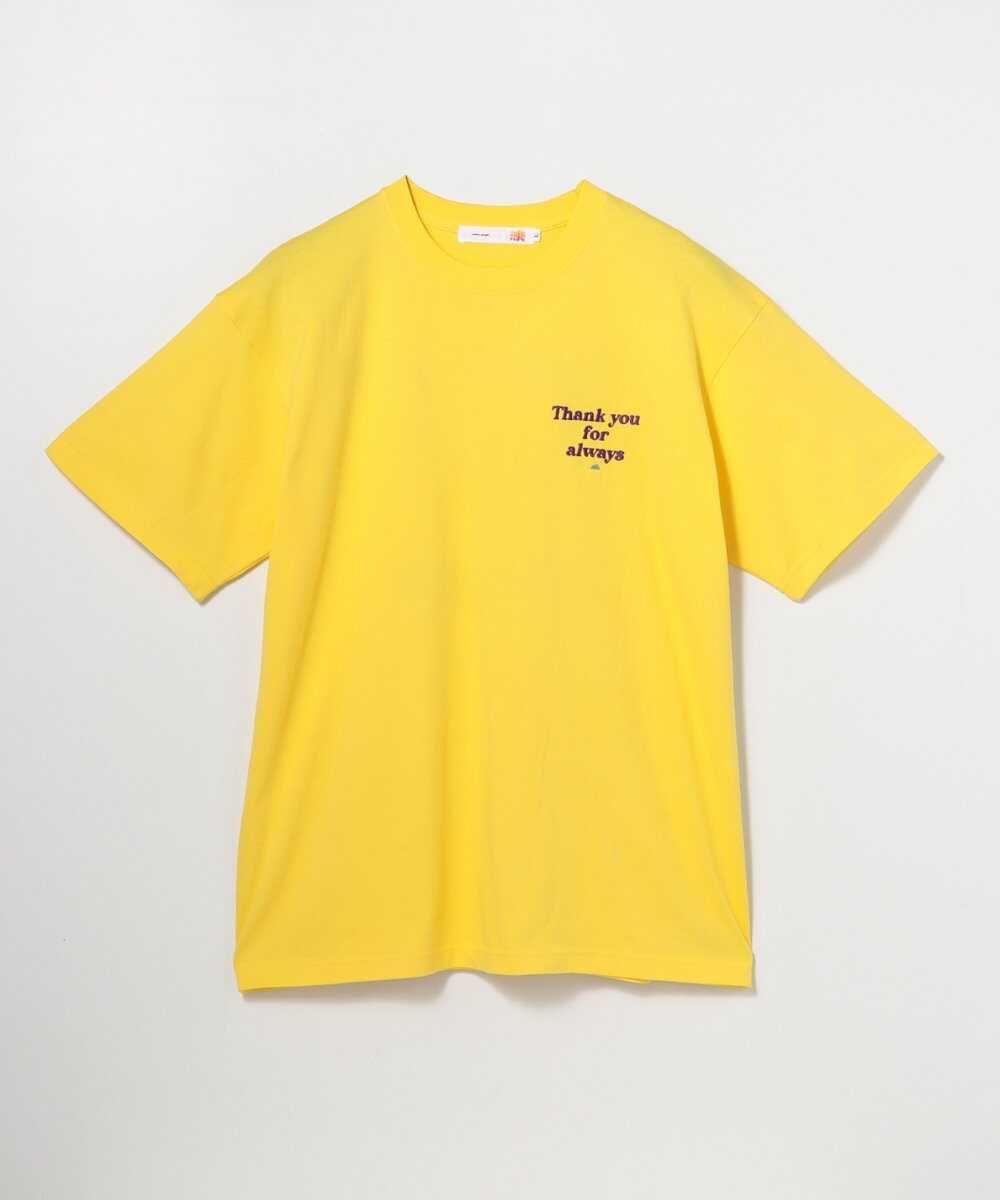 melple×SALVAGE PUBLIC Thank you クルーネックプリントTシャツ