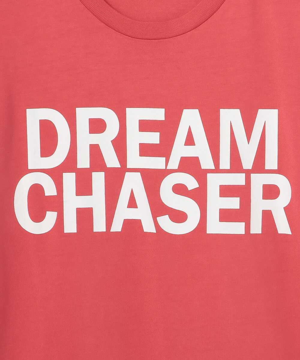 DREAM CHASER ヘビーコットンジャージーレタリングプリントTシャツ