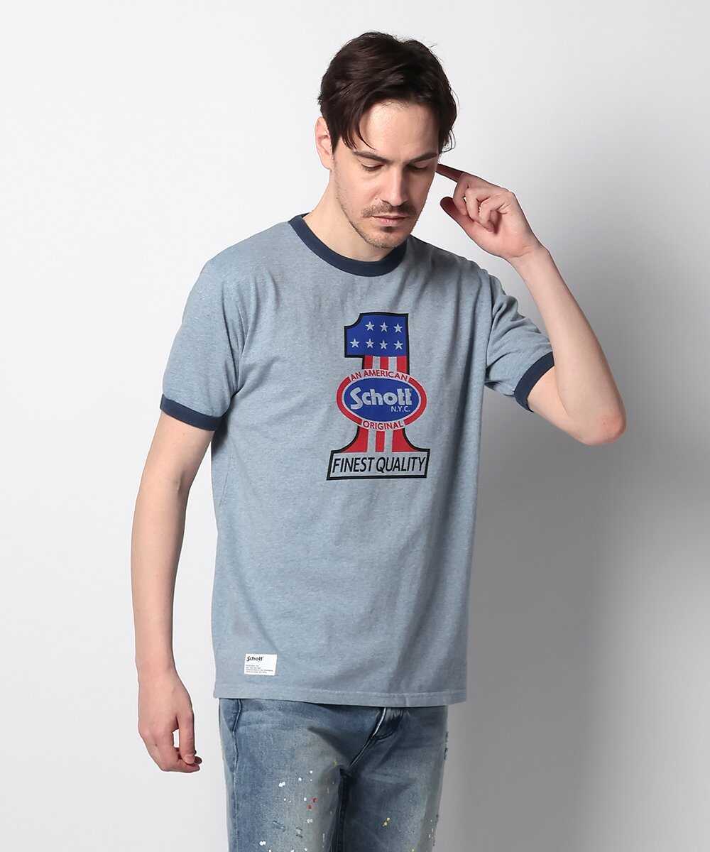 NO.1 AMERICAN トリムTシャツ