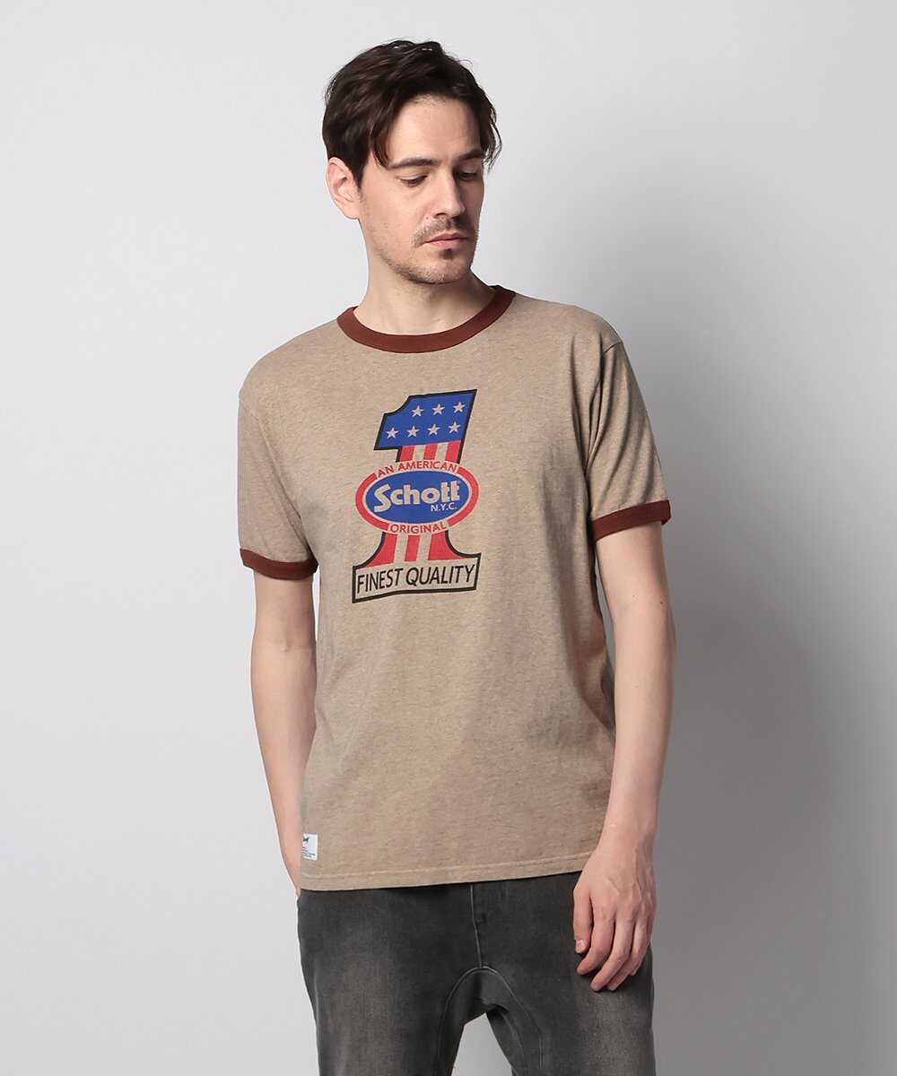 NO.1 AMERICAN トリムTシャツ