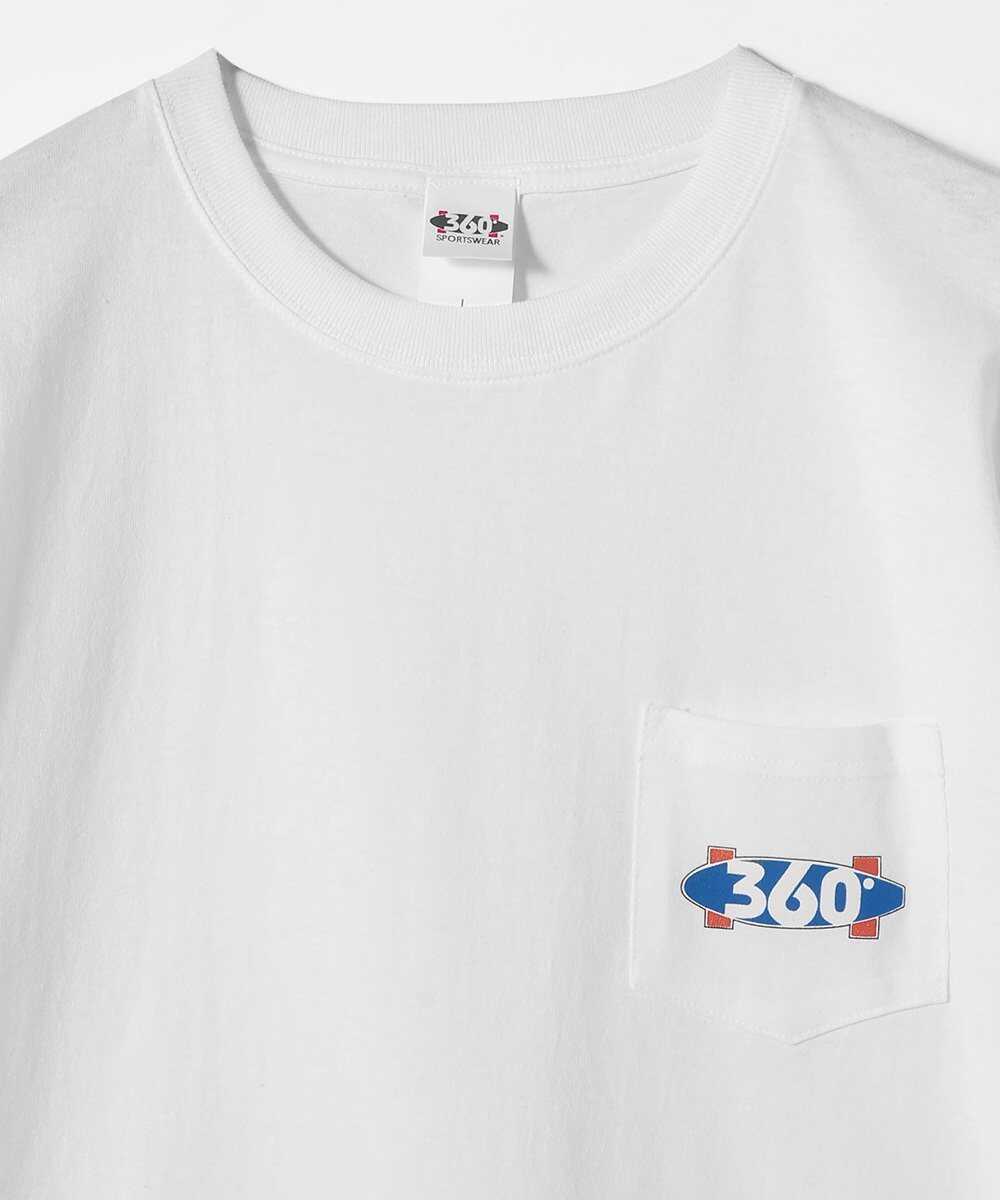 別注限定 360°SPORTS WEAR スリーシックスティスポーツウエア ポケットTシャツ