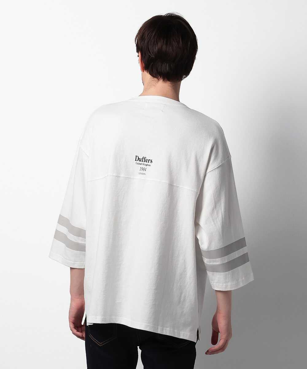 7分袖フットボールTシャツ