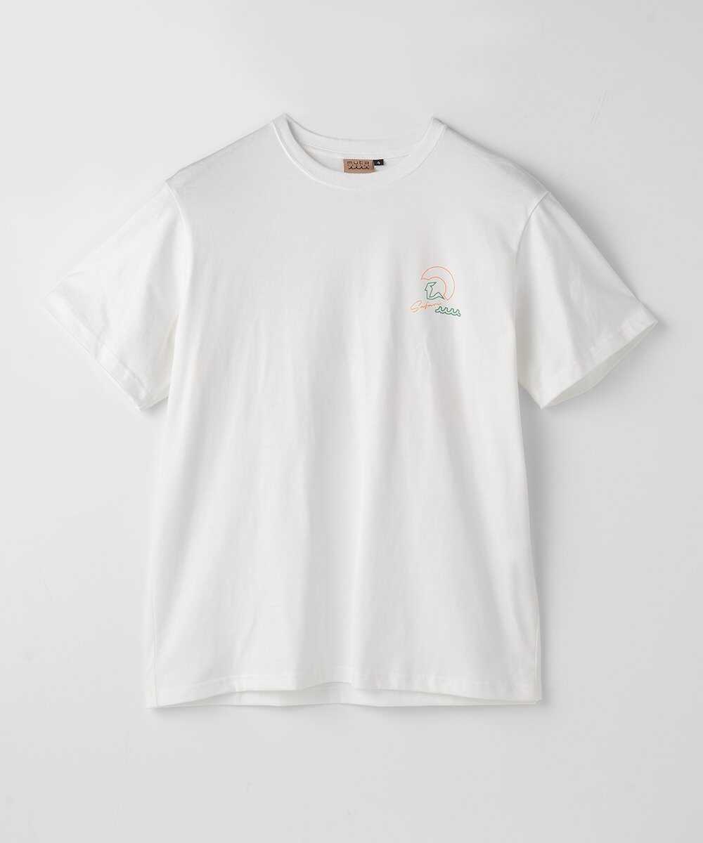 CENTURION BOAT × SAFARI × muta MARINE トリプルコラボバックプリントTシャツ