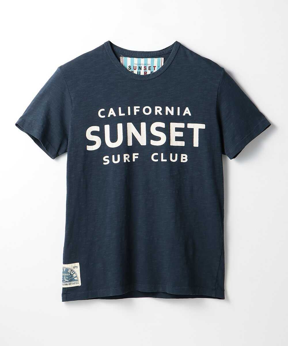 サンセットサーフ SUNSET SURF CLUB プリントTシャツ