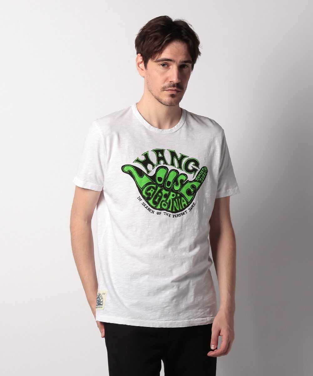 サンセットサーフ HANG LOOSE プリントTシャツ