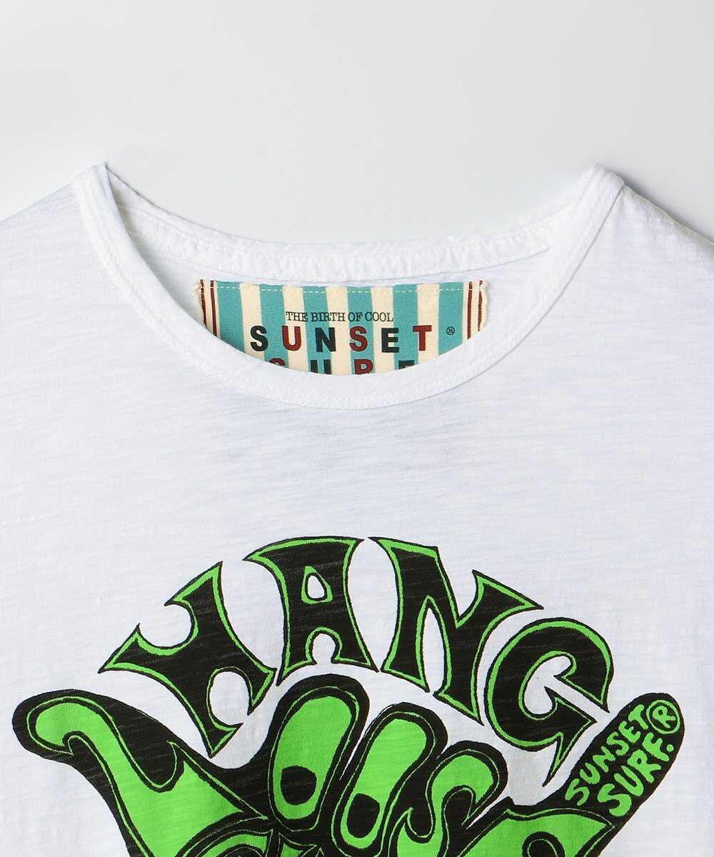 サンセットサーフ HANG LOOSE プリントTシャツ