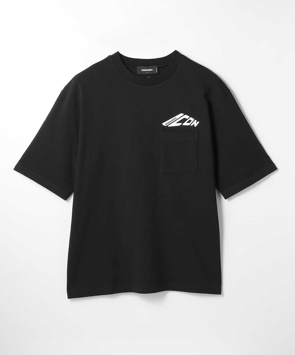 ICON/アイコン ロゴプリントポケットTシャツ