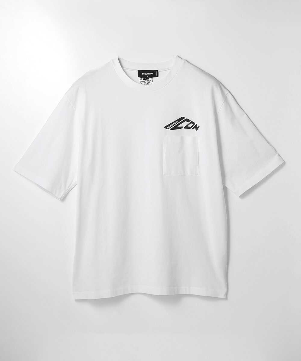 ICON/アイコン ロゴプリントポケットTシャツ