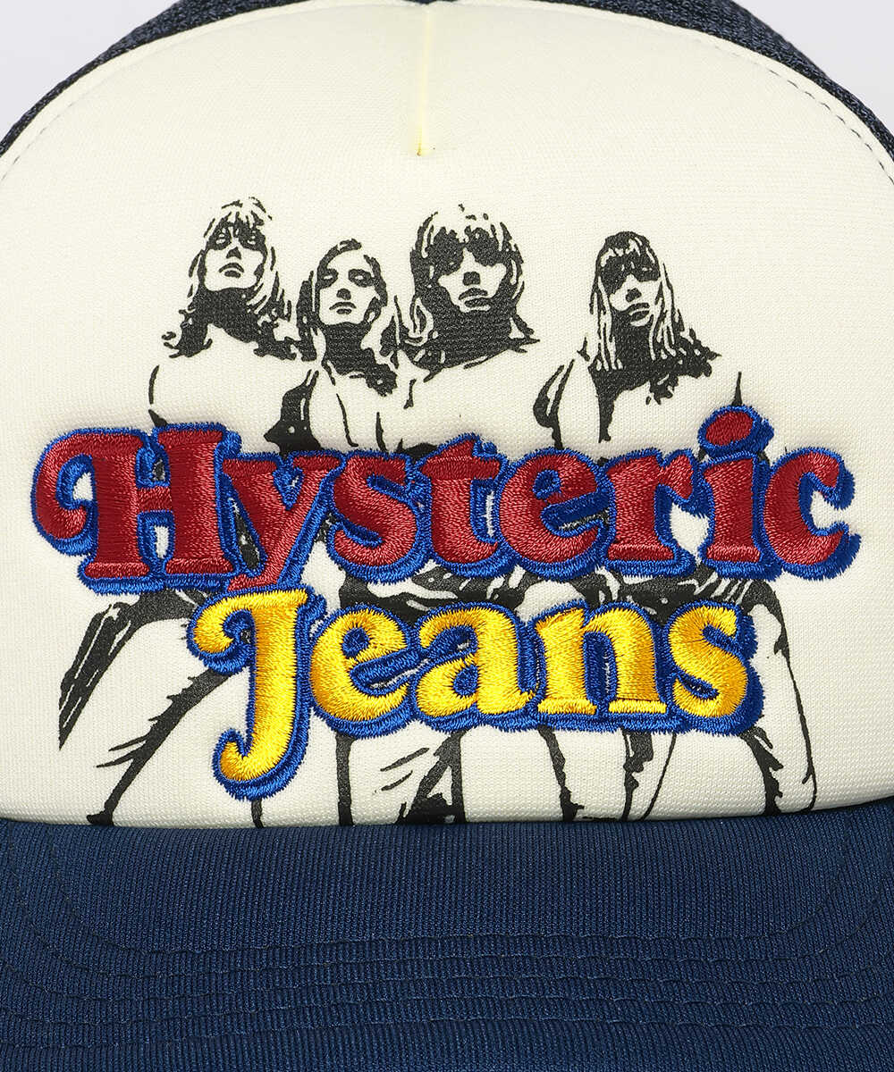 HYSTERIC JEANS刺繍 メッシュキャップ