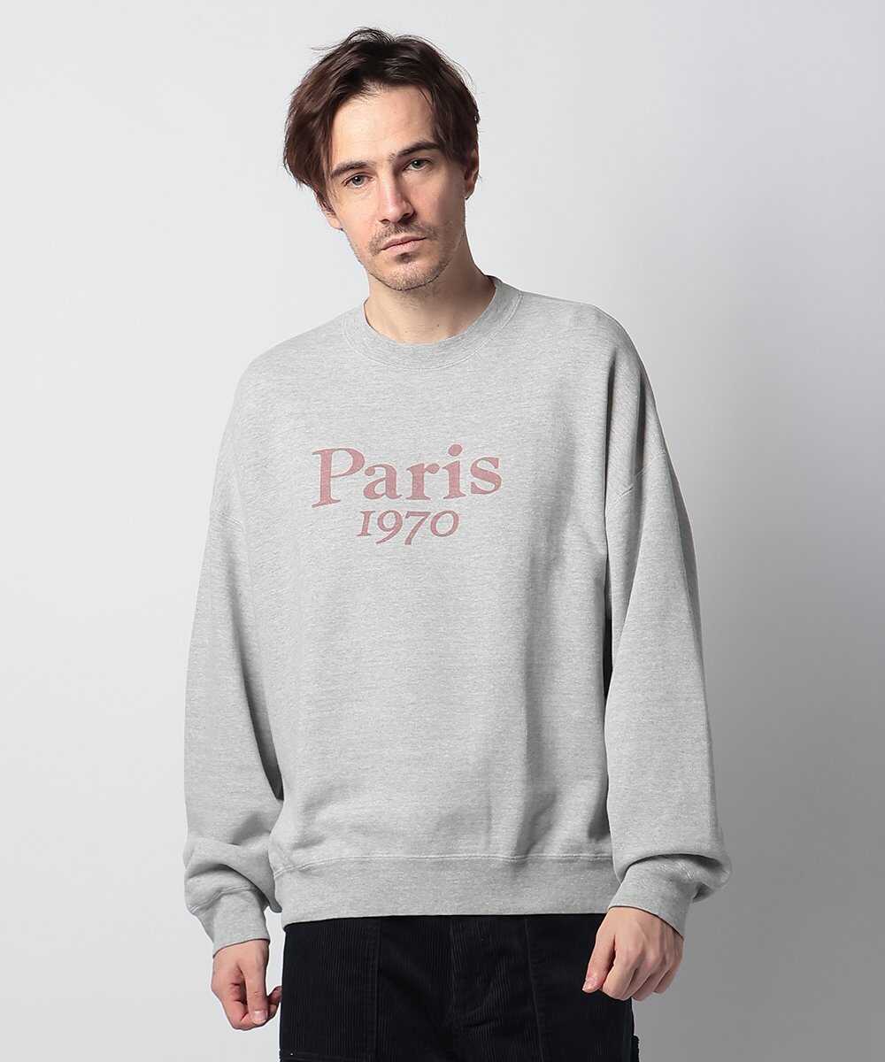 “Paris 1970” SP加工 3飛び裏毛スウェットシャツ