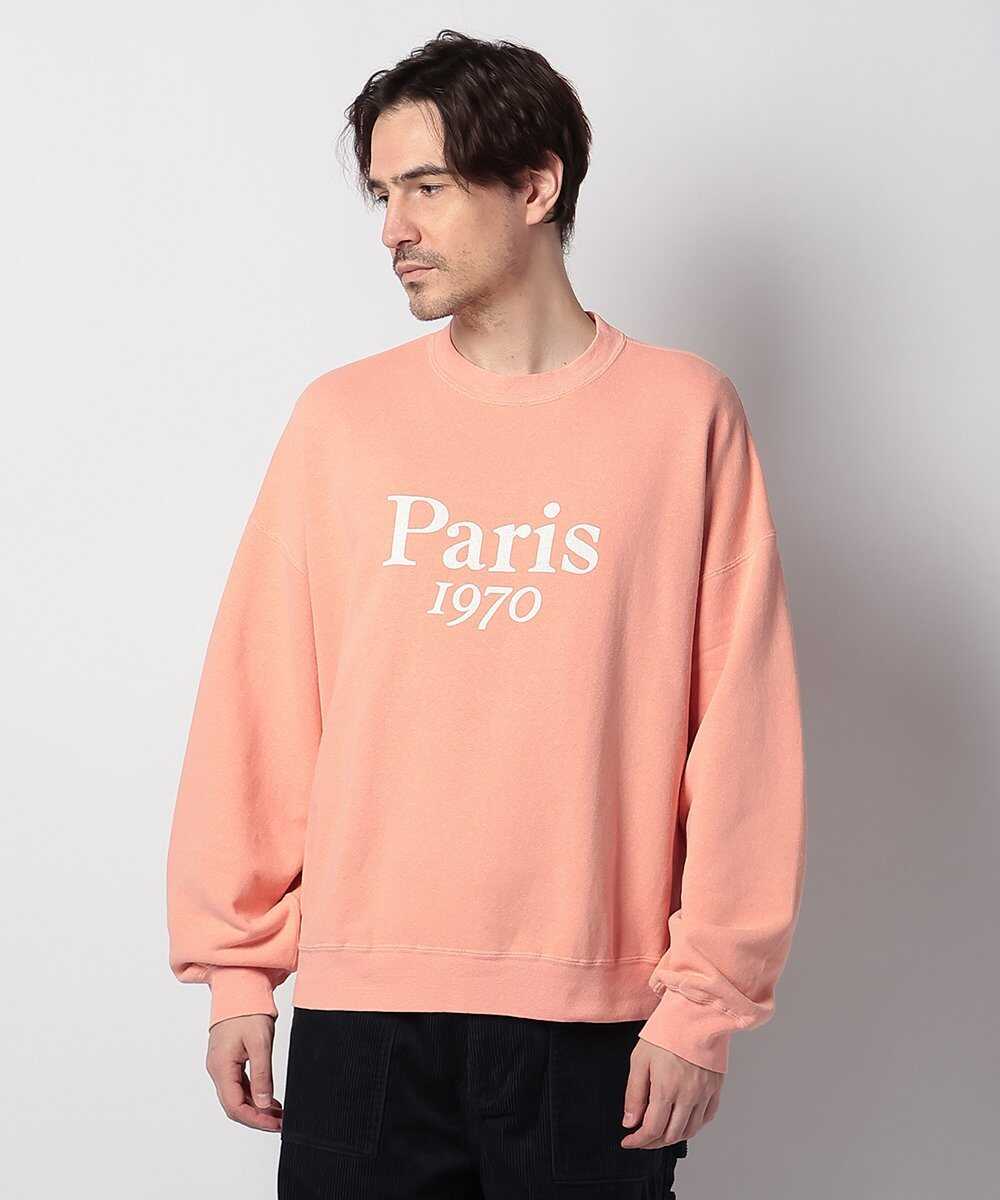 “Paris 1970” SP加工 3飛び裏毛スウェットシャツ