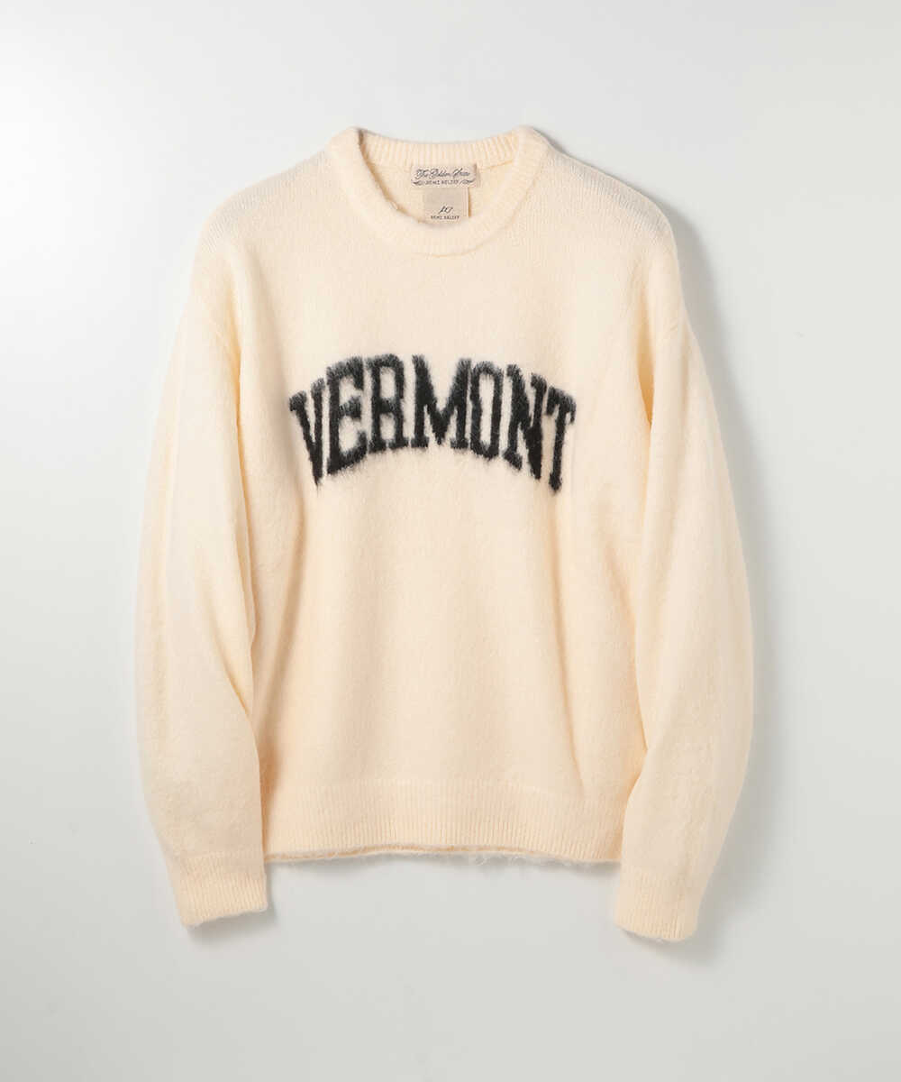 “VERMONT” 起毛クルーネックニット