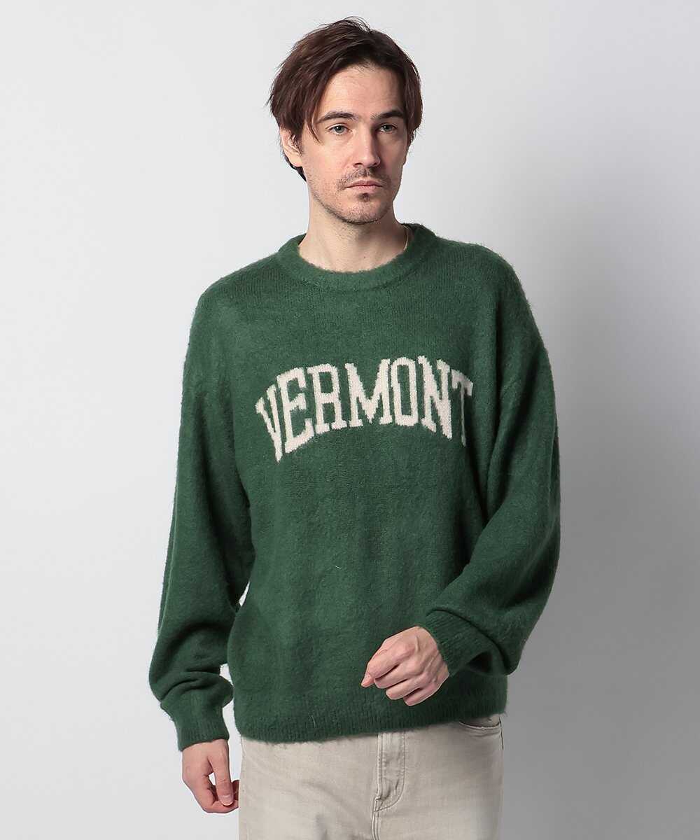 “VERMONT” 起毛クルーネックニット