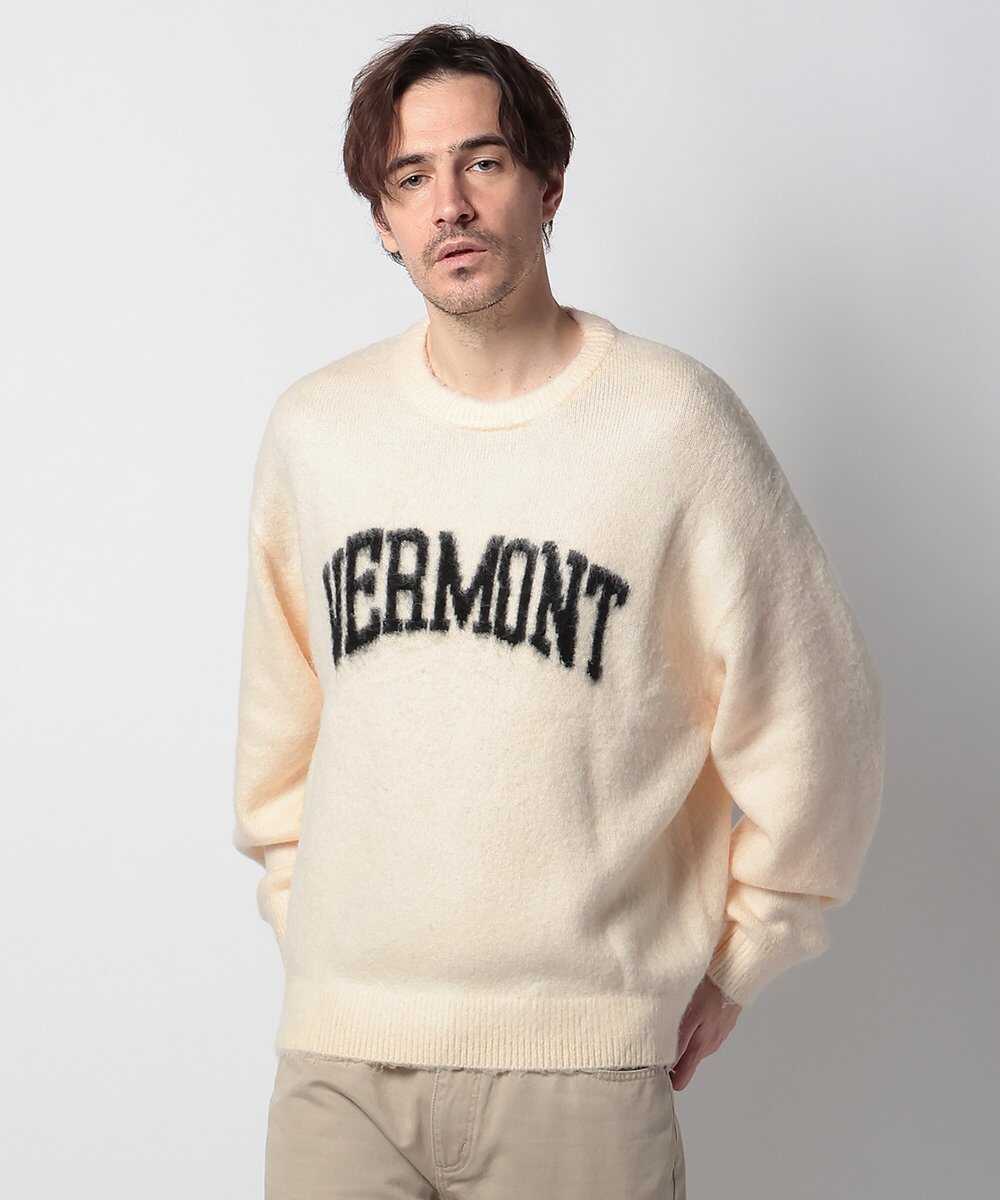 “VERMONT” 起毛クルーネックニット