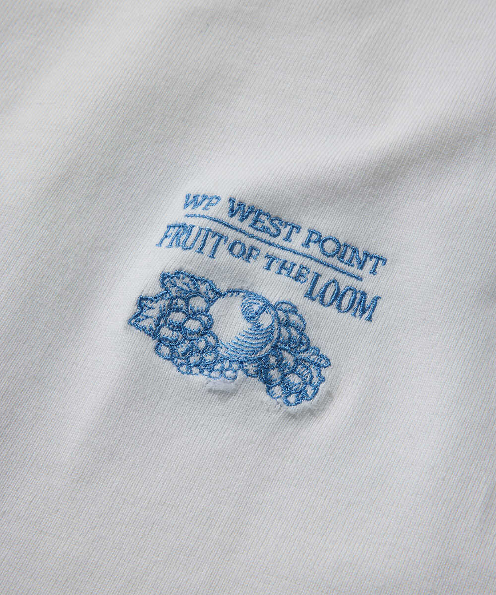 別注限定 Fruit of the Loom / フルーツオブザルーム ブランド刺繍 ロンT