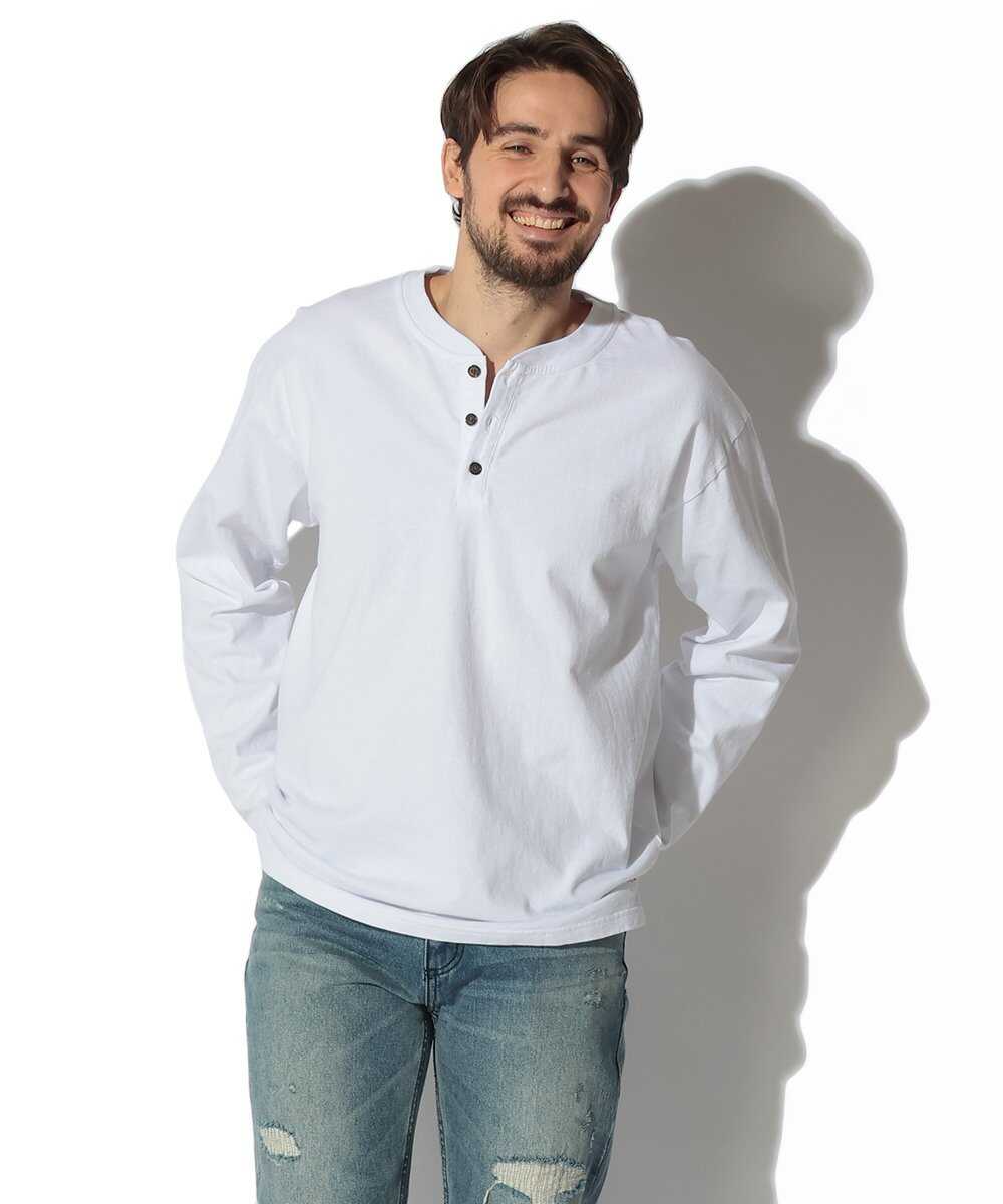 限定 ヘンリーネックロンT