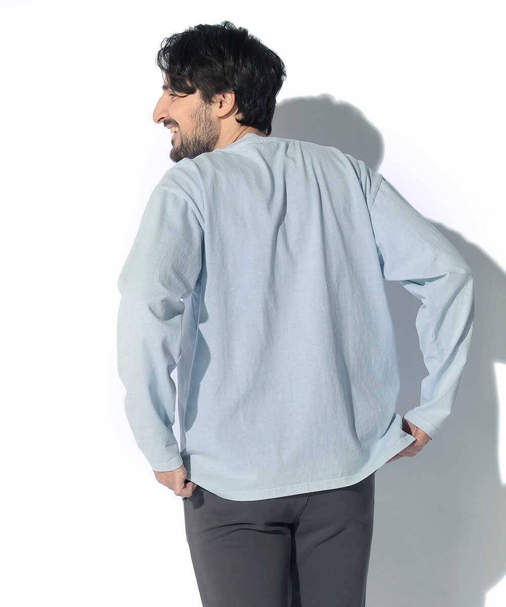 限定 ヘンリーネックロンT