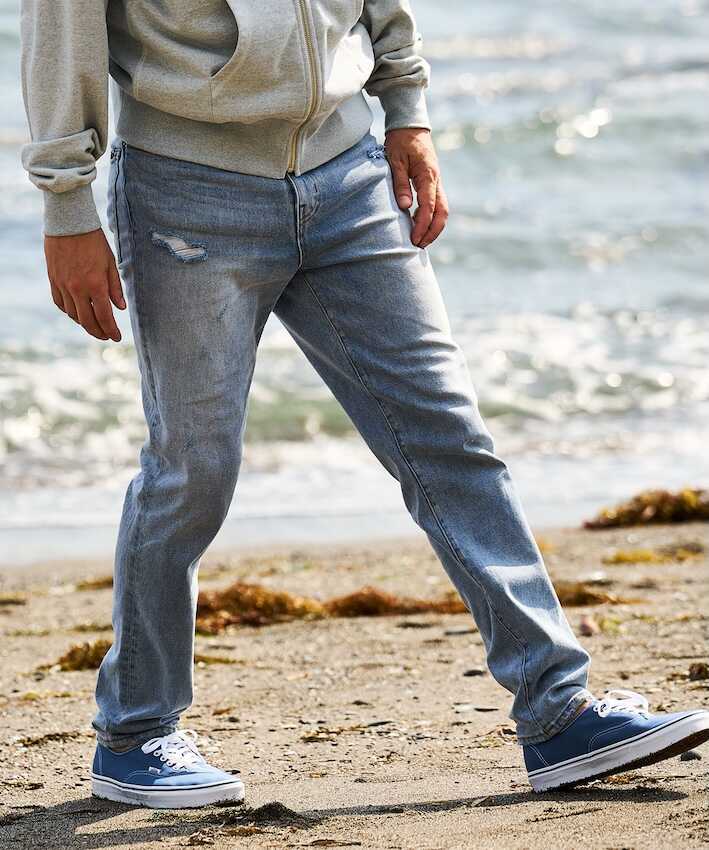 限定 ストレッチデニムパンツ