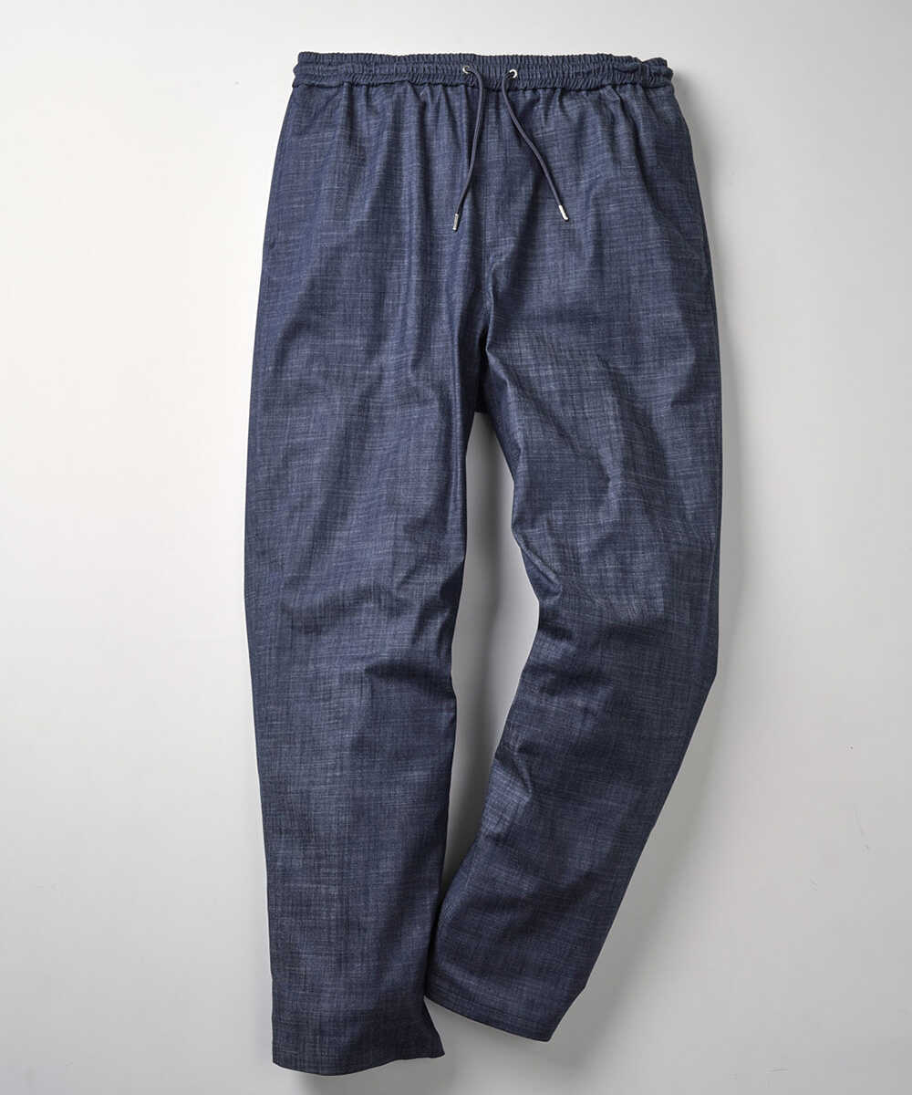 別注先行 シャンブレー テイパード イージーパンツ