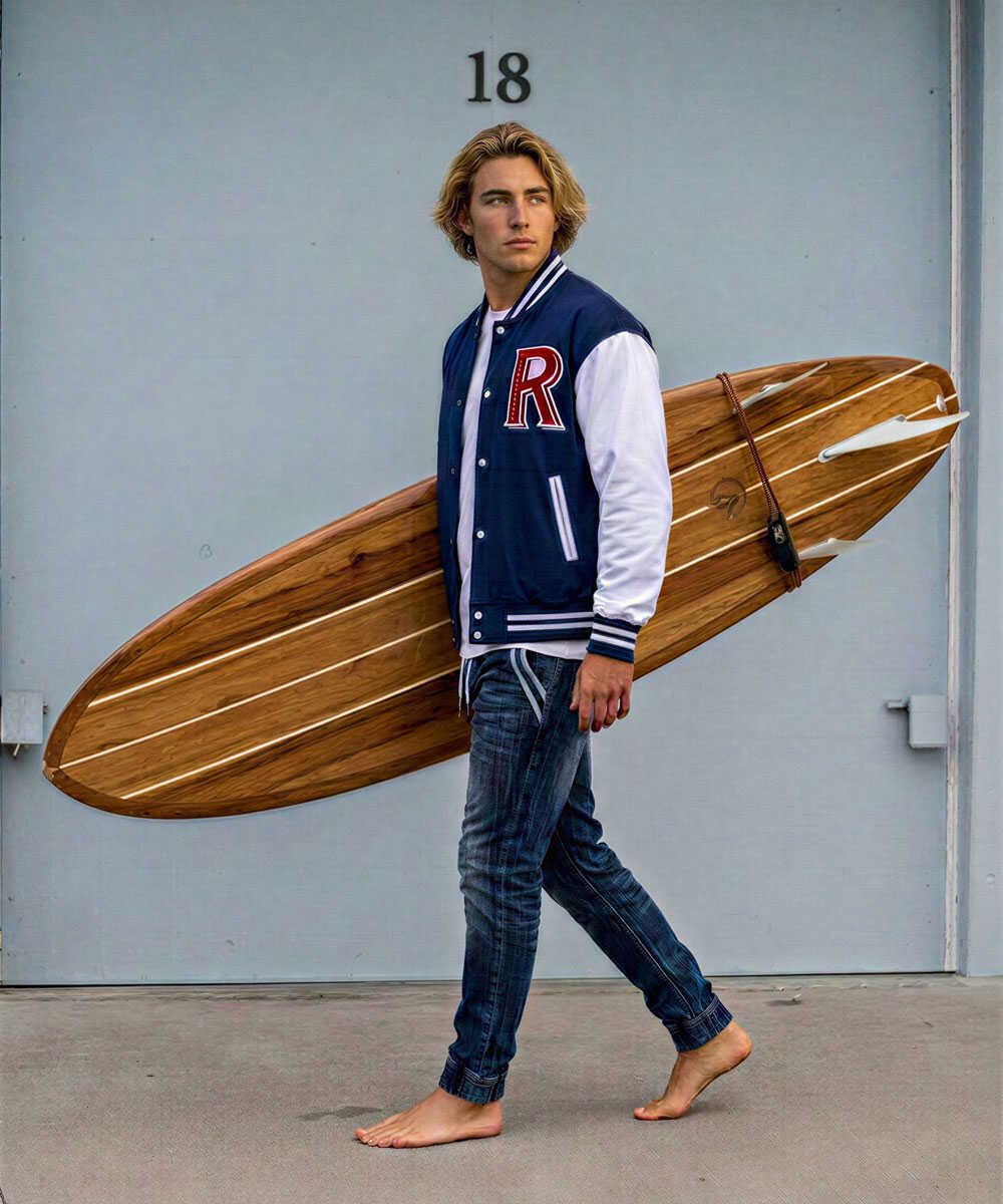 デニムジャージ エッジラインパンツ