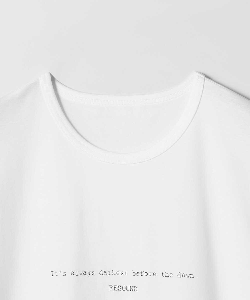 ギザコットン ロールアップTシャツ