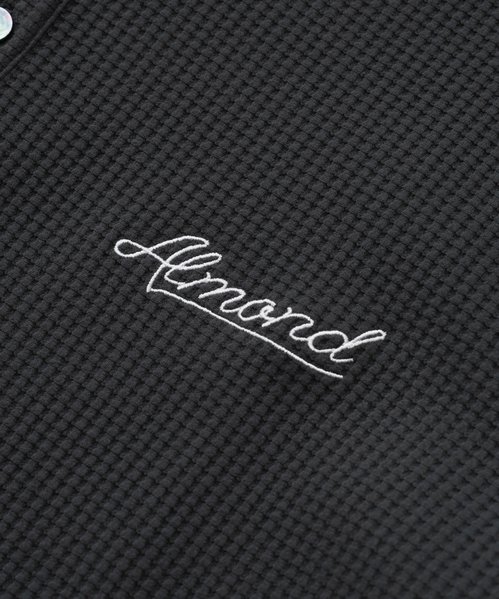 別注限定 水陸両用 ワッフルヘンリーTシャツ