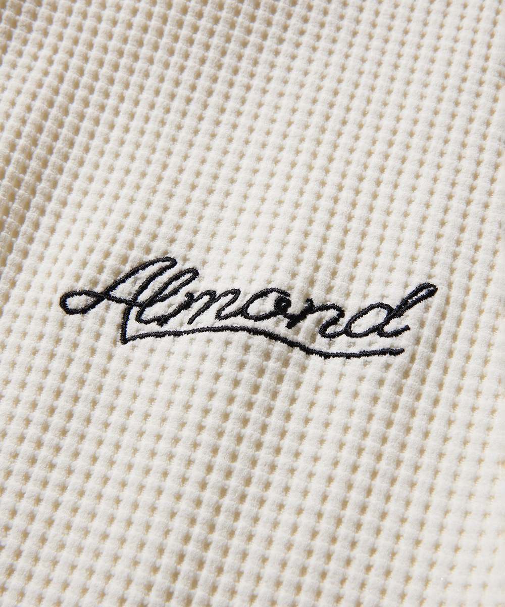 別注限定 水陸両用 ワッフルヘンリーTシャツ