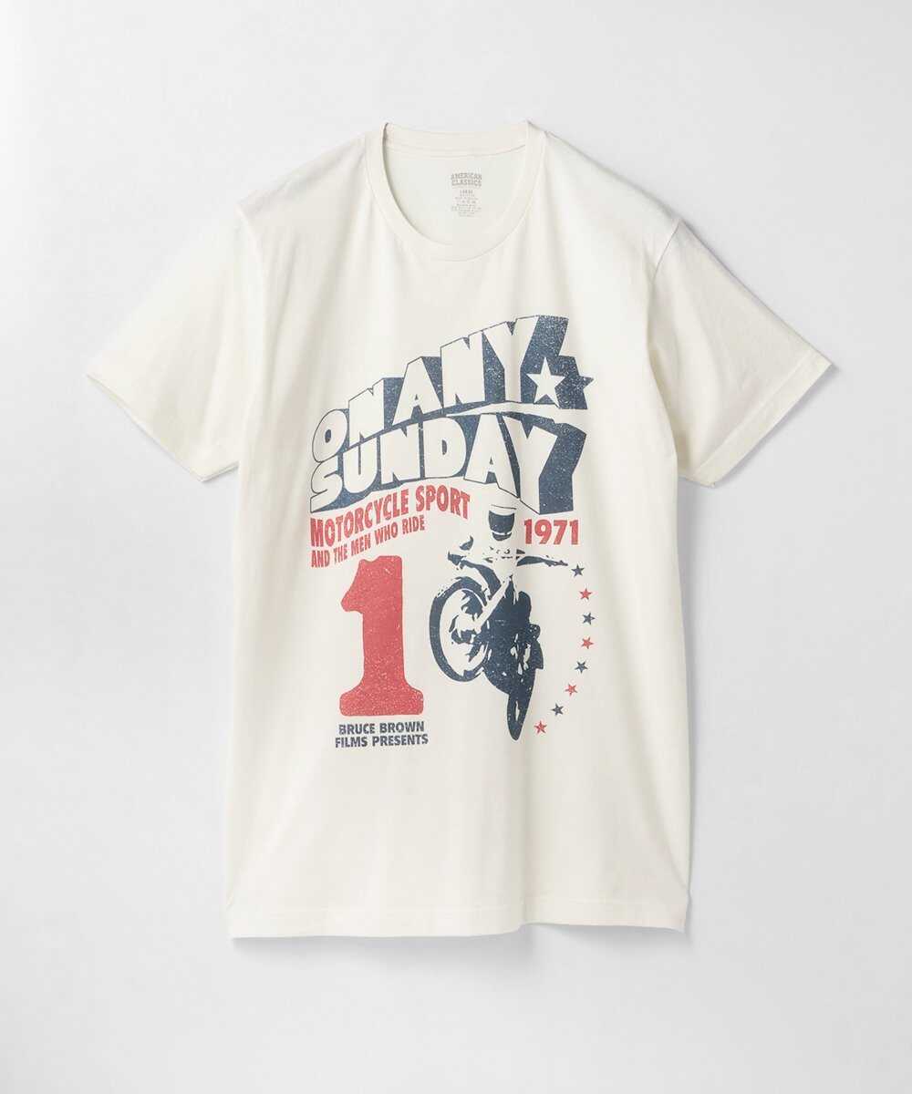 ブルースブラウン フィルムムービーバイク プリントTシャツ