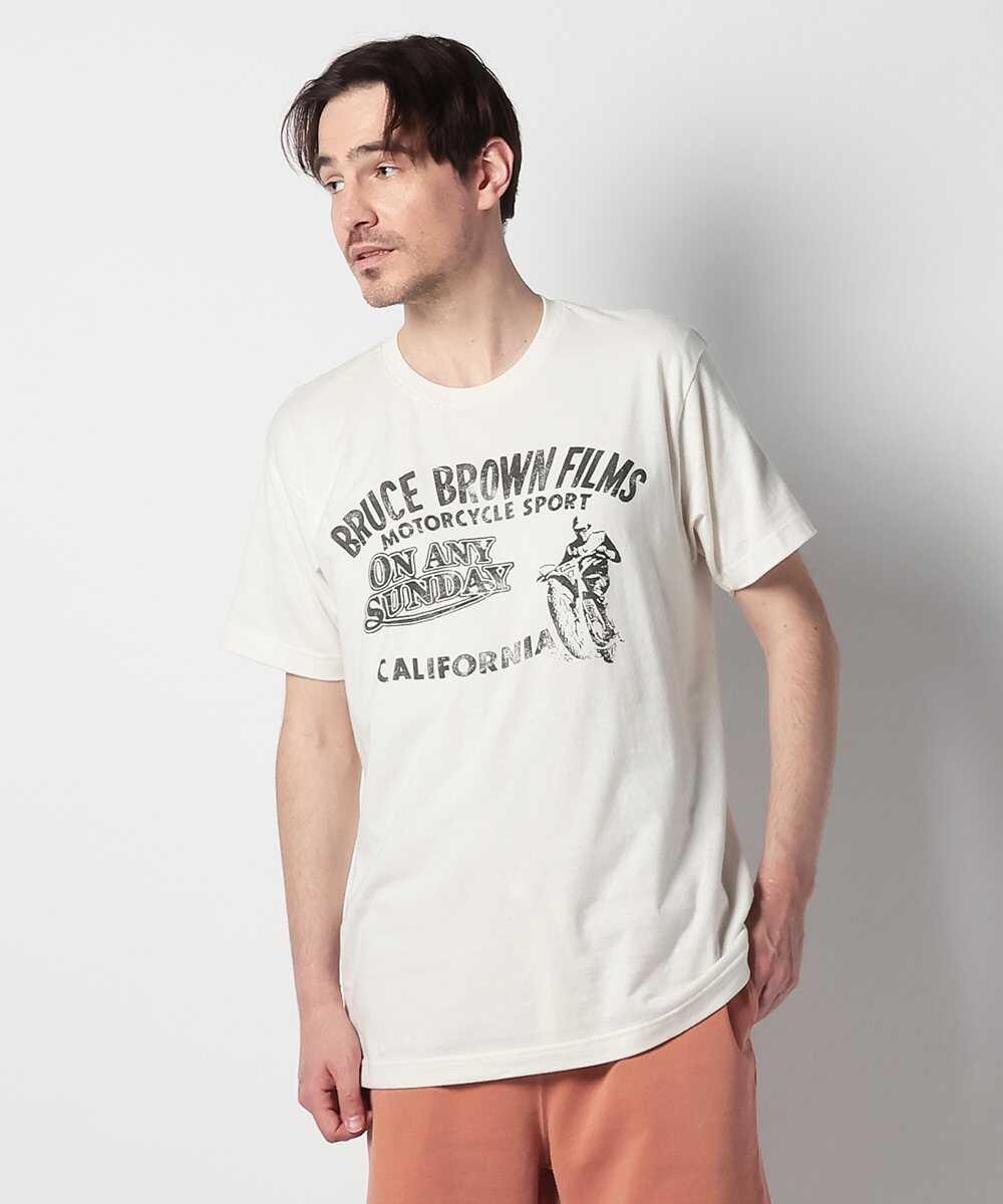 ブルースブラウン フィルムムービーバイク プリントTシャツ