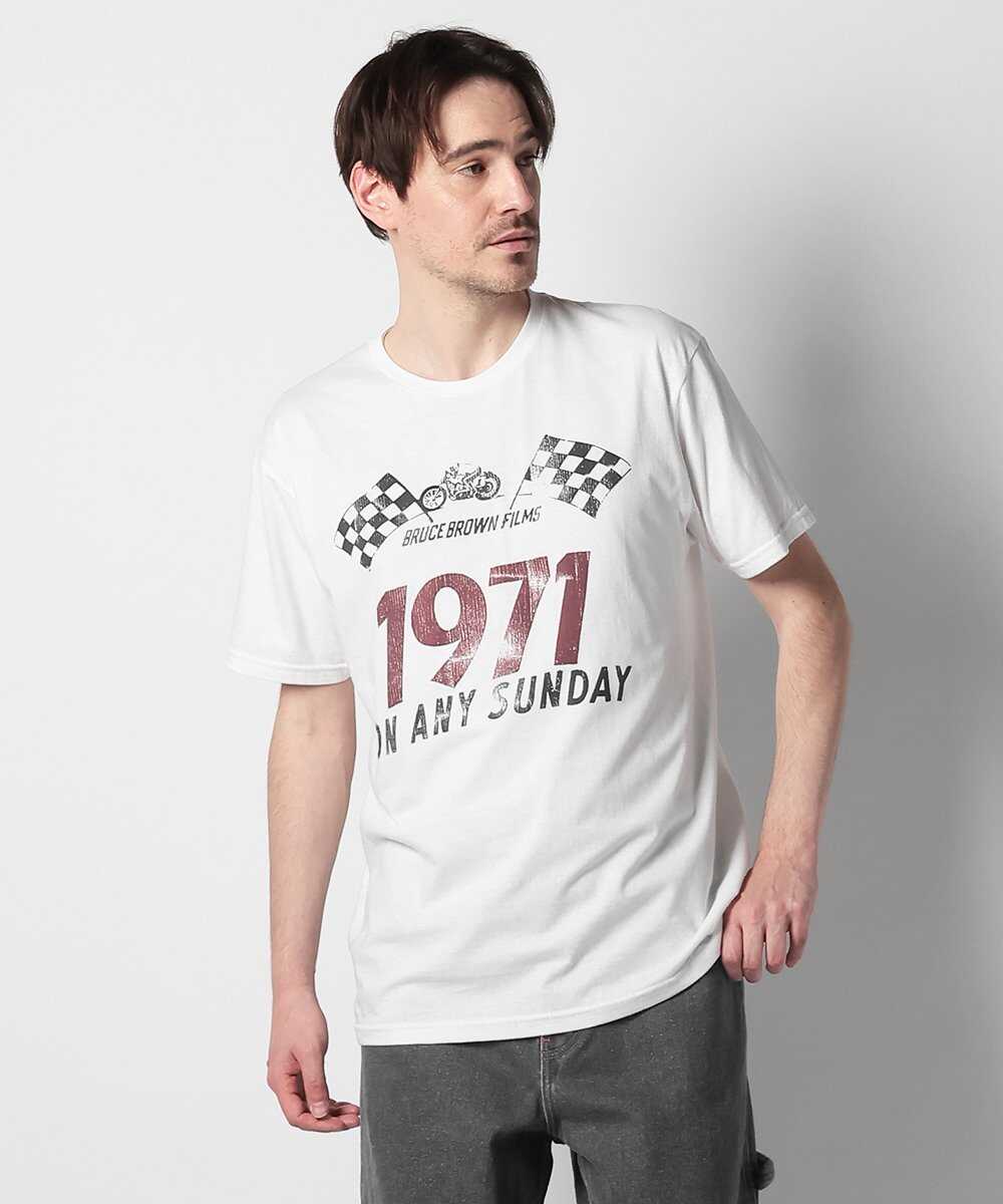 ブルースブラウン フィルムムービーバイク プリントTシャツ