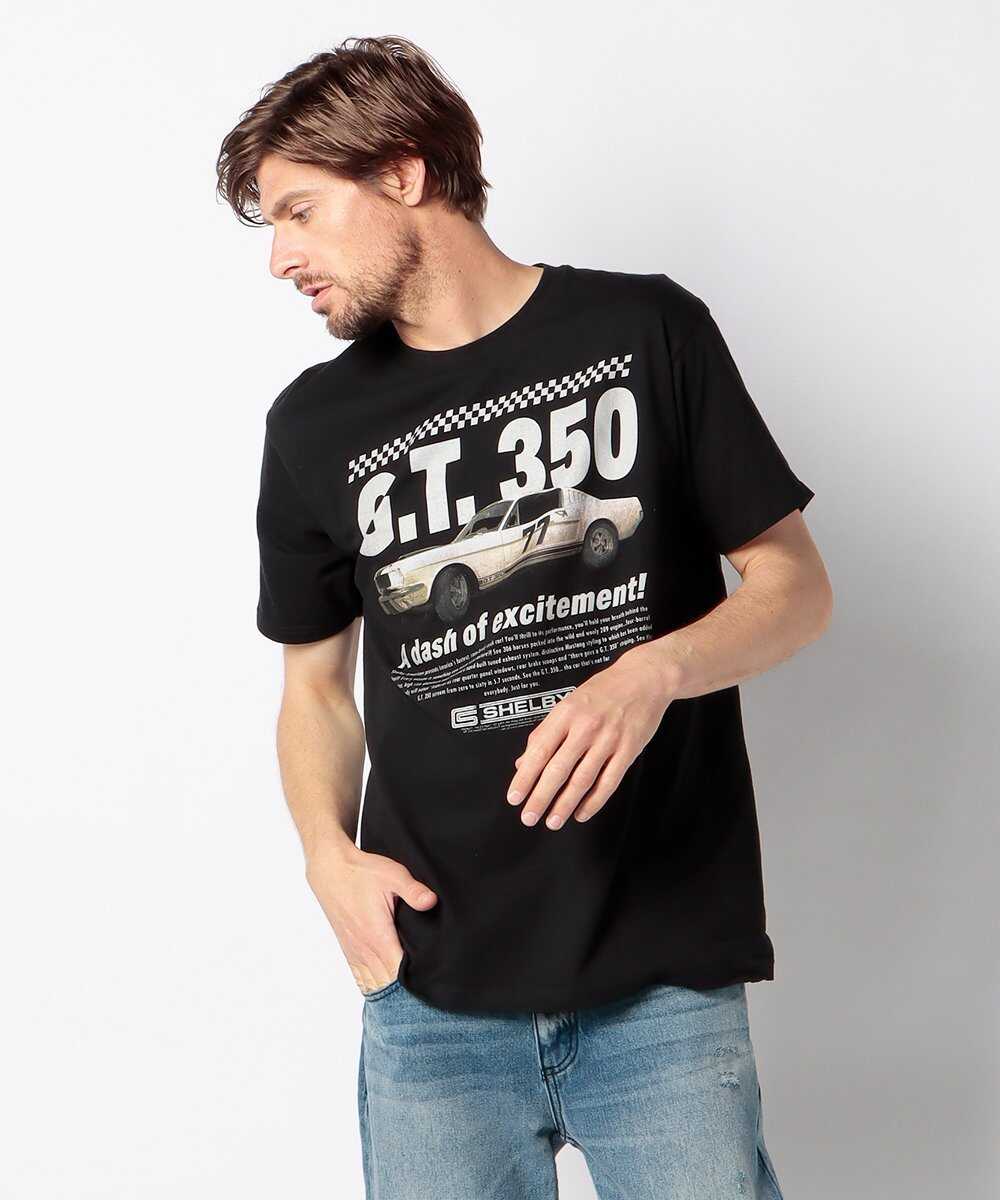 シェルビー柄プリントTシャツ