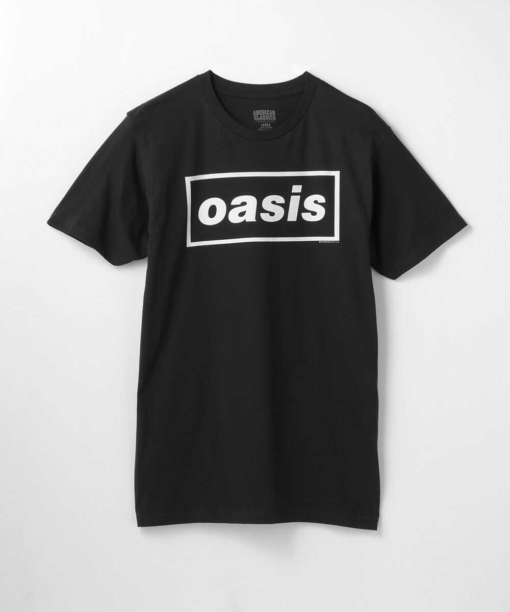ミュージシャン オアシス柄 Tシャツ