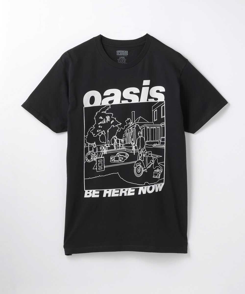 ミュージシャン オアシス柄 Tシャツ