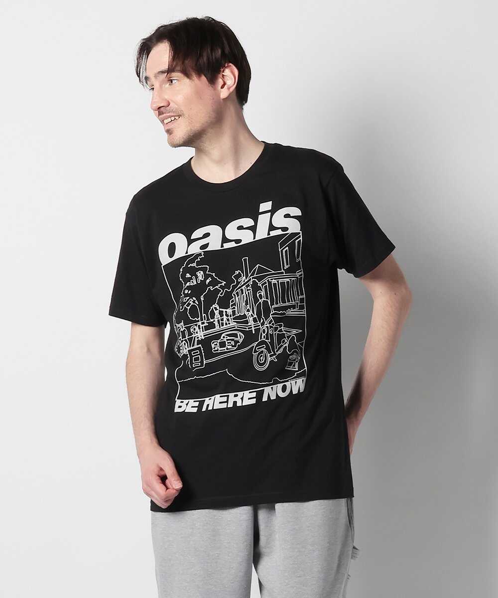 ミュージシャン オアシス柄 Tシャツ