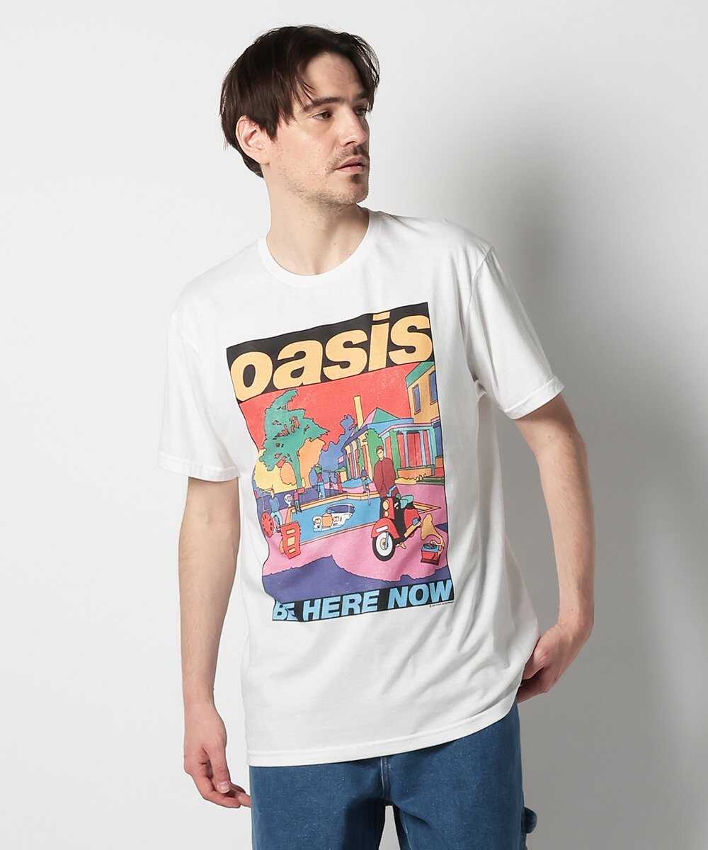 ミュージシャン オアシス柄 Tシャツ