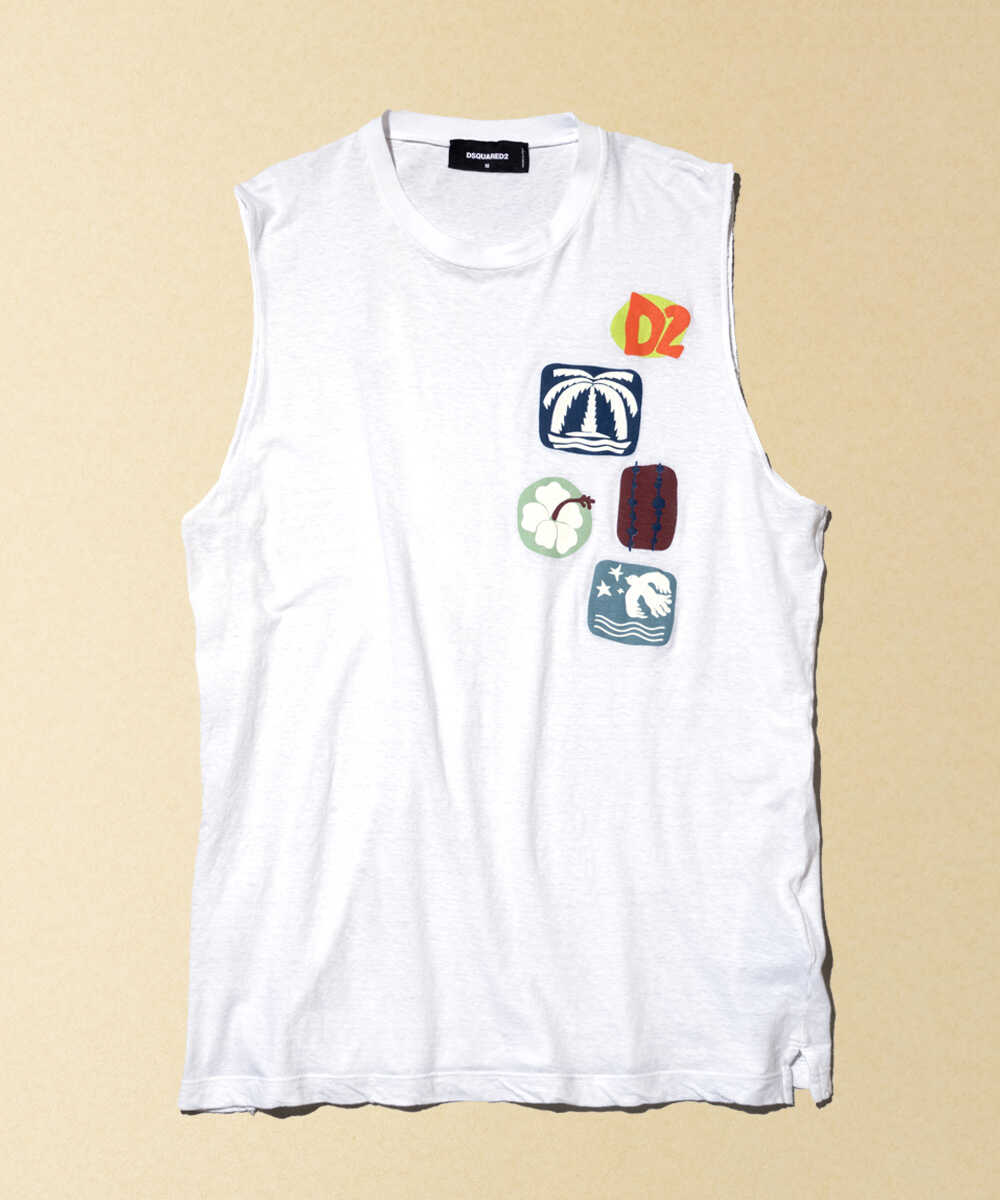 【4店舗のみの限定販売】"Summer Lovers" Cigarette Fit Tee
