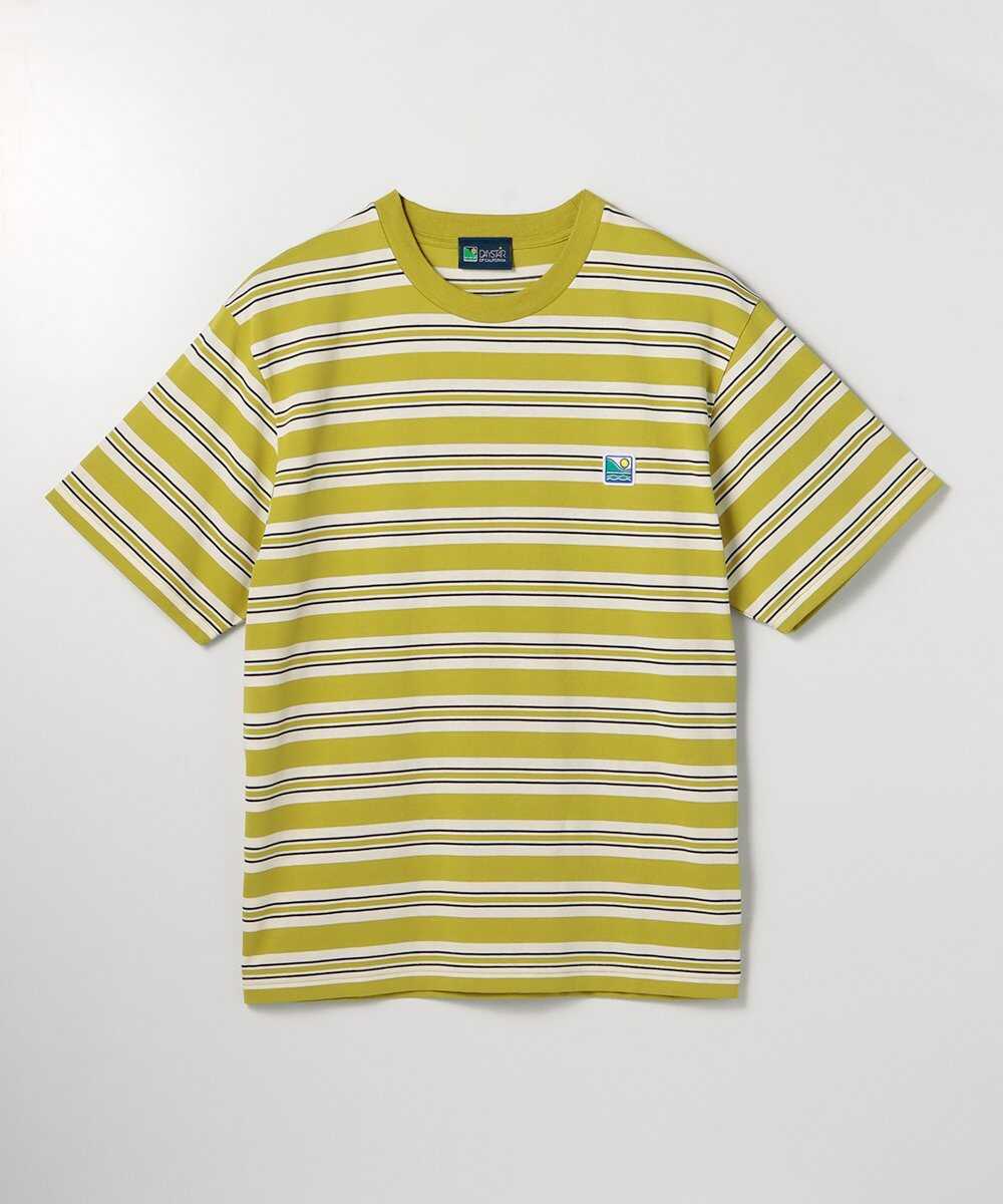 ボーダー ロゴTシャツ